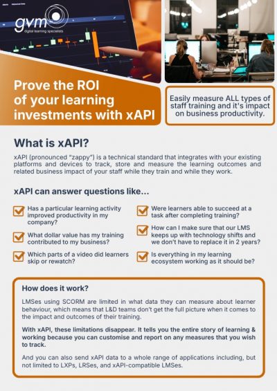 xapi brochure overview